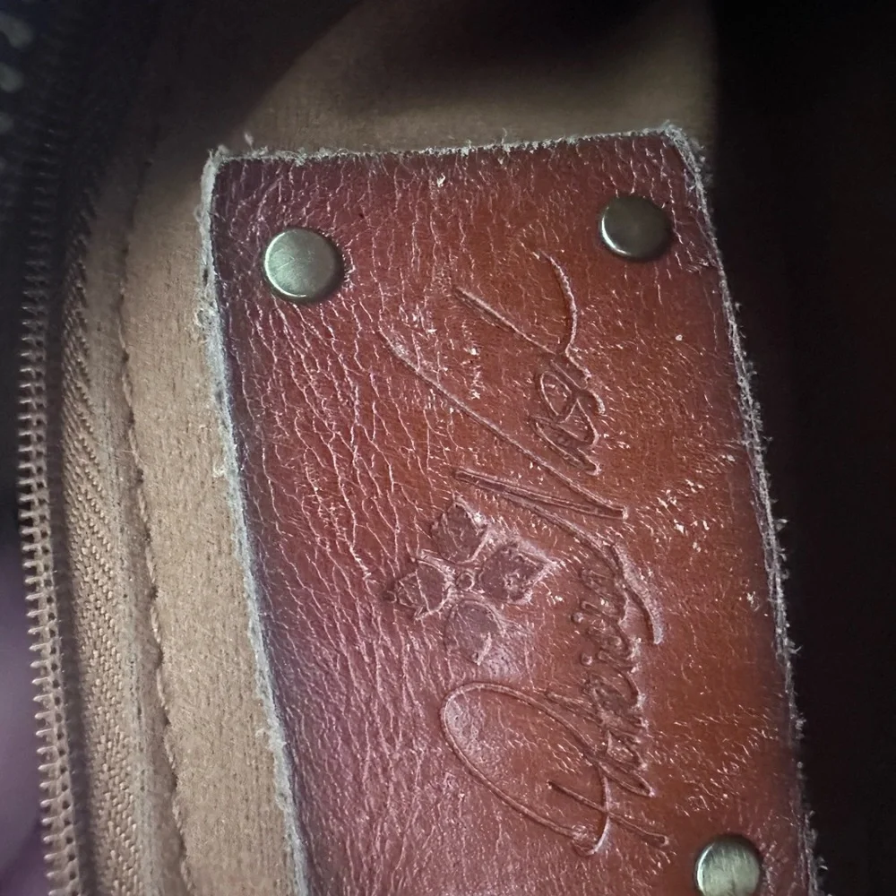 Patricia Nash Vintage London Cowhide leather saddle bag - Picture 16 of 16